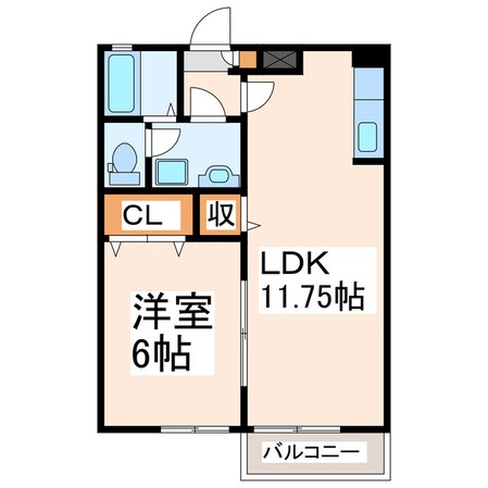 シャンレザンの物件間取画像